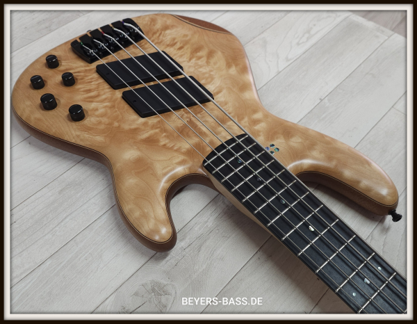 Preview: Sandberg Panther Special 5 Ebony, Rarewood Quilted Maple, 2nd Hand